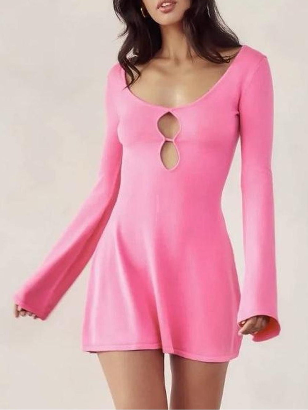 meshki ‘birdie mini dress’ - bubblegum pink NWOT
